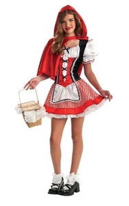 RED RIDING HOOD TWEEN GIRLS CHILD STORY BOOK WEEK FANCY DRESS HALLOWEEN COSTUME - Bild 1 von 2