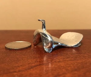 RDLC 1:12 Classic/Dollhouse Scale Model Horse WESTERN SADDLE TREE - Cast Metal - Picture 1 of 4