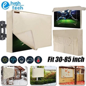Outdoor TV Cover F Flat Screen 600D Heavy Duty Weatherproof Television Protector - Picture 1 of 9