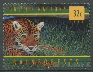 ONU Nueva York 1998 OMS Protección de la Selva Jaguar 783 MNH. - Imagen 1 de 1