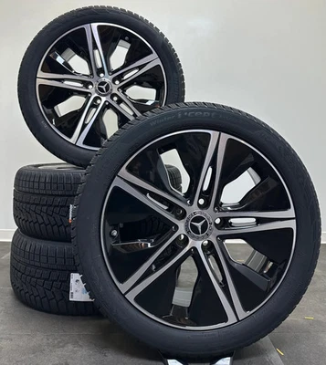 Original Mercedes A-Klasse V177 18Zoll Felgen A1774010500 Winterreifen 225 45R18 - Bild 1 von 4