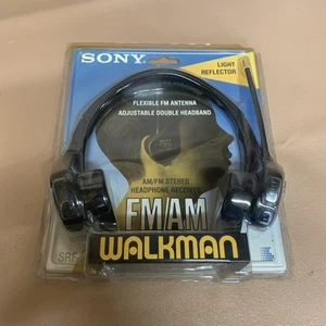 Vintage Sony SRF-H2 AM/FM Walkman Portable Radio Headphones Receiver Headset - Picture 1 of 4