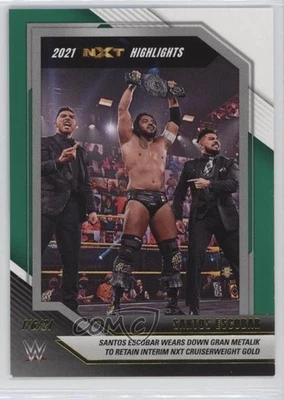 2022 Panini WWE NXT 2021 NXT Highlights Green Santos Escobar #1 - Image 1 of 2