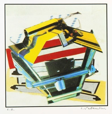 Untitled, um 1992. Grafik-Multiple Hans SALENTIN (1925-2009 D) handsigniert - Bild 1 von 3