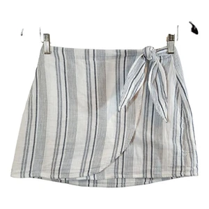 Minifalda envolvente Madewell encubierta a rayas ropa de resort playa verano para mujer XS - Imagen 1 de 5