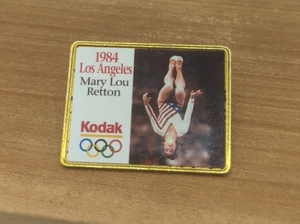 Vintage Olympic Kodak Pin 1984 Mary Lou Retton - Picture 1 of 4
