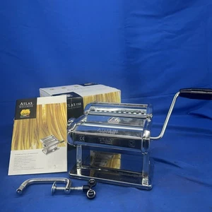 Marcato Atlas Pasta Maker Model 150 Hand Crank Made In Italy Gently Used ORG Box - Picture 1 of 14