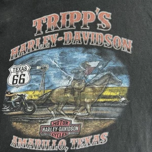Tripps Harley Davidson Armarillo Texas T-Shirt Gr. XL doppelseitig Ghost Horse - Bild 1 von 10