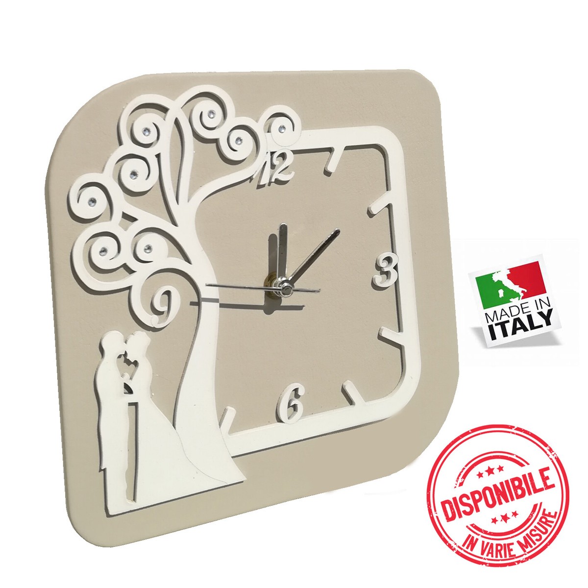 Orologio Da Tavolo Silenzioso - Design Vintage, Quadrante Chiaro, Per Casa E Ufficio - Foto 6