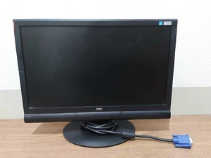 ⭐️⭐️⭐️⭐️⭐️ AOC 17" Active Matrix 718Swag-1 LCD Monitor + Stand *No Power Cord* - Picture 1 of 7