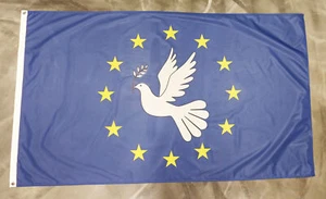 Flaga PREMIUM Flaga Europa Proch pokoju Pokój - 90 x 150 cm - Zdjęcie 1 z 3