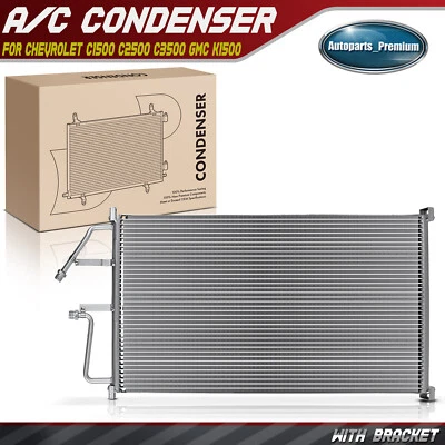  AC Condenser with Bracket for Chevrolet C1500 C2500 C3500 GMC K1500 K2500 K3500 - Image 1 of 4