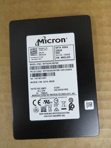 Micron 1100 MTFDDAK256TBN 256 GB SATA III 2.5 in Solid State Drive TESTED - Picture 1 of 5