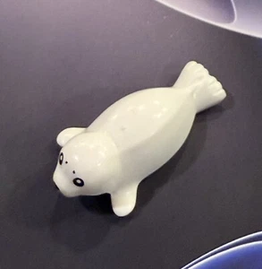 Lego Neu weiß Baby Robbe Tier schwarze Augen Nase Mund Stück - Bild 1 von 4