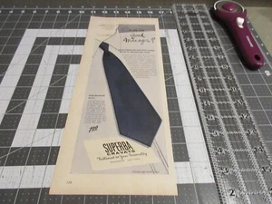 1946 SUERBA CRAVATS TIES, Good Manager ?, Vintage Print Ad - Picture 1 of 3