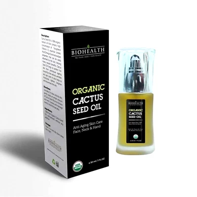 Kaktusfeigenkernöl Bio rein kaltgepresst 100 % Premium natürliche Öle 1 Oz - Bild 1 von 4