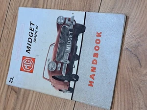 1967 Factory MG Midget MK 111 Handbuch - ziemlich gut - Bild 1 von 4