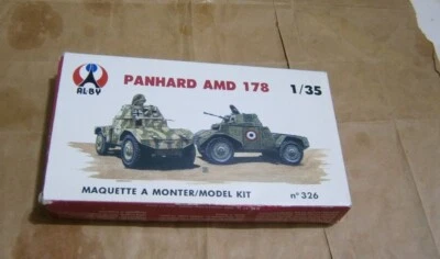 VINTAGE AL-BY 1-35 PANHARD AMD 178 AUTOBLINDA 204(f) NUOVO DIORAMA SOLDATINI - Immagine 1 di 2