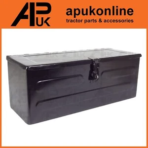 Caja de herramientas grande negra bloqueable para tractor Ford New Holland Massey Ferguson - Imagen 1 de 6
