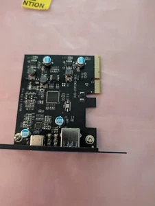 PCI-E PCI Express to USB 3.1 Gen 2 (10 Gbps) Type A+Type C Expansion Card Asmedi - Afbeelding 1 van 1