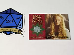 Eowyn Goldener Saal Partykleid Kostüm Karte Herr der Ringe Rückkehr des Königs - Bild 1 von 4