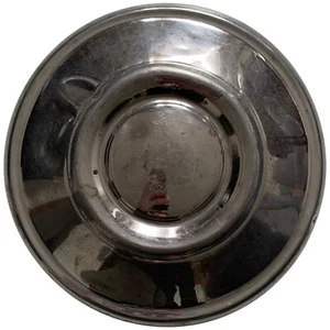 Vintage Chrome Hubcap 10” Dog Dish Wheel Centre Cap X 1 Only Holden Ford Valiant - Picture 1 of 14