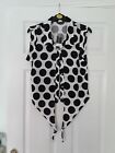 Select White and black spot top size 10 BRAND NEW