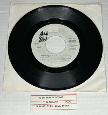 The Nylons Kiss Him Goodbye / It's What They Call Magic 45 Vinyl Record Single 7 - Image 1 of 3