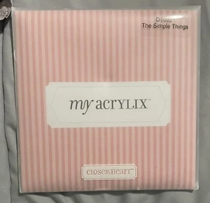 Neu Close To My Heart My Acrylix Stempelset D1002 Die einfachen Dinge - Bild 1 von 3