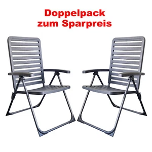 2x Hochlehner Klappsessel WOMO Camping Stuhl Klappstuhl Gartenstuhl Balkonstuhl - Bild 1 von 8