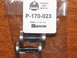 P-170-023, 2 juegos de ruedas de metal diésel sin engranajes de ahm rivarossi nueva escala ho - Imagen 1 de 1