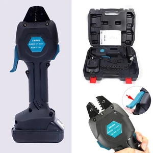 Cordless Electric Crimping Pliers Terminal Crimping Tool DC 18V with Battery Set - Picture 1 of 12