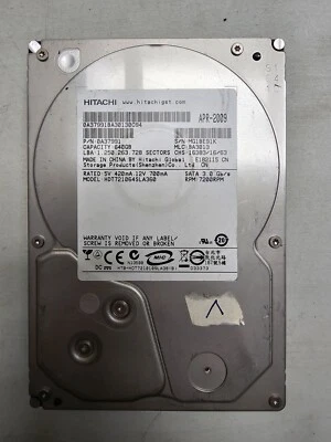 Hitachi 640GB SATA 3.0 Gb/s 7200RPM Internal Desktop Hard Drive HDT721064SLA360 - Image 1 of 3