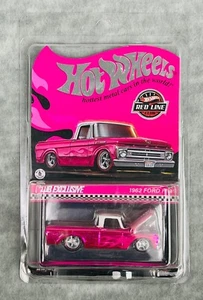 🇺🇸Hot Wheels 2023 Convention Redline Club RLC 1962 Ford F-100 Pink H23🇺🇸 - Picture 1 of 8