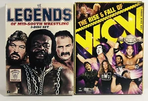 THE RISE AND FALL OF WCW Wrestling & Legends Of The Mid South 3 DVD Sets - Picture 1 of 8