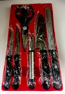 Genichi Shimada 6-teiliges professionelles Besteck-Set voller Tang & Dreifachniete - Neu im Karton - Bild 1 von 10