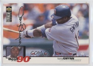 1995 Upper Deck Collector's Choice Silver Signature Tony Gwynn #61 HOF