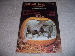 Nutshell News for complete miniatures hobbyist Magazine November 1982 dollhouse - Picture 1 of 2