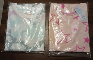 Girl Size XXL (18) Lot of 2 Sweatshirts Cat & Jack Blue Purple Tie-Dye Pink Star - Picture 1 of 4