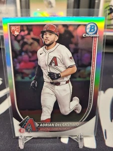 Adrian Del Castillo 2025 Bowman Baseball #4 🔥 Red RC 🔥 Chrome Diamondbacks - Picture 1 of 2