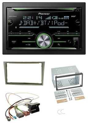 Pioneer Bluetooth MP3 DAB 2DIN USB CD Autoradio für Opel Corsa D Astra H Zafira - Bild 1 von 4