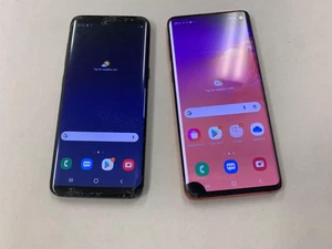 2X - Samsung phones G973F & G950F - Cracked/damaged - Picture 1 of 3