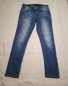 Cato Premium moderne Skinny Jeans Damen Gr. 4 mittlere Waschung verzierte Taschen - Bild 1 von 11