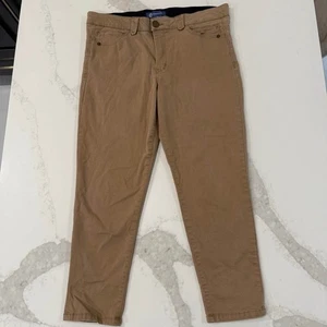 Democracy Ab Solution Knöchel-Skimmer-Hose Damen 16 braun gerades Bein minimalistisch - Bild 1 von 8
