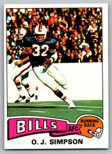 1975 TOPPS #500 O. J. SIMPSON BILLS - Picture 1 of 3