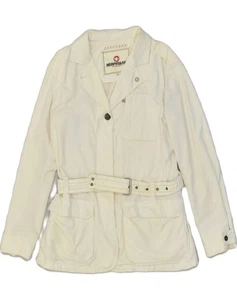 MURPHY & NYE Womens Military Jacket UK 18 XL Off White Nylon CQ06 - Picture 1 of 6