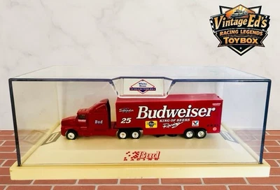 1995 Matchbox White Rose Ken Schrader #25 Budweiser Racing Team Transporter 1/87 - Image 1 of 4