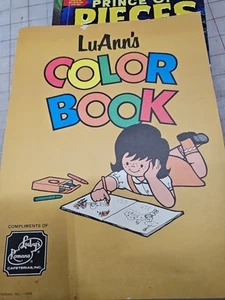 Lubys Cafeteria Luann's Coloring Book Very Rare - Imagen 1 de 5