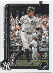 2025 Topps Series 1 Baseball BEN RICE Base RC #337 Yankees - Picture 1 of 2