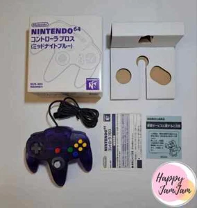 Nintendo 64 Controller Bros Midnight Blue NUS-005 N64 Limited Box Not for Sale - Bild 1 von 8